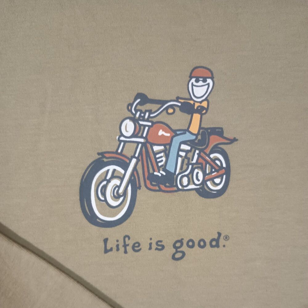 NWT Life is Good Long Sleeve Shirt XL "Do What You Like, Like What You Do.